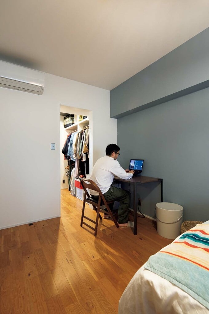 夫のワークスペース