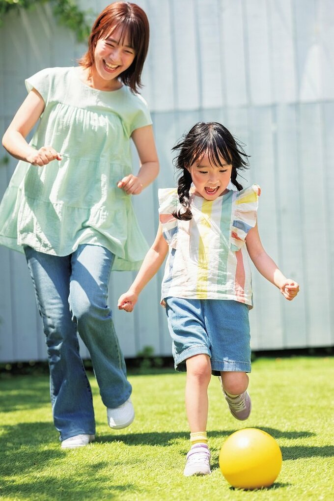 外遊びの様子。