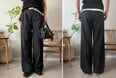 ユニクロ新作「スマートワイドストレートパンツ」が50代の体型カバーに最高。タックワイドパンツとも比較