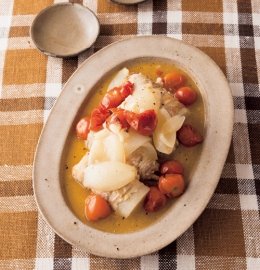 大根と豚バラのトマト煮