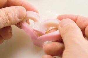 かまぼこのウサギ切り