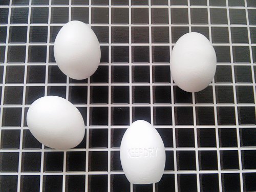 タマゴ型の珪藻土