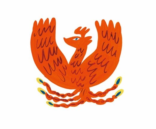 鳳凰のイラスト
