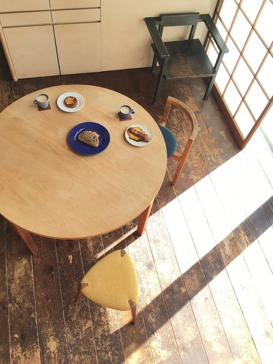 2階から見たダイニング