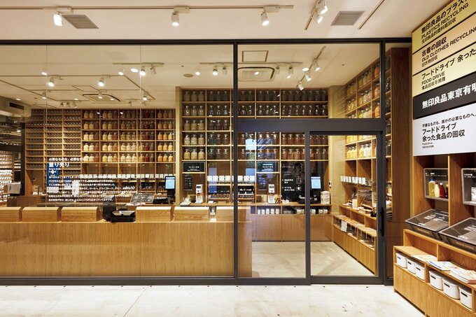 無印良品店内
