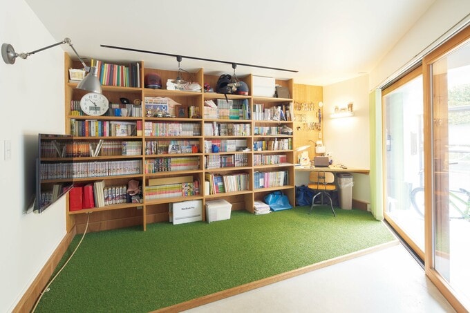 家族が楽しい玄関