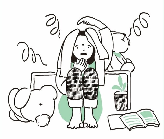 片づけられない女性