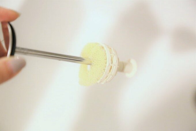 ゴミガードをゴミ受けの上にはめるだけ