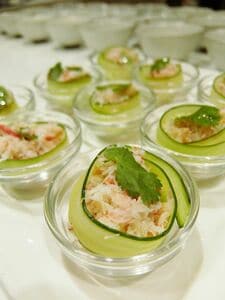 ズワイガニのきゅうりアレンジ