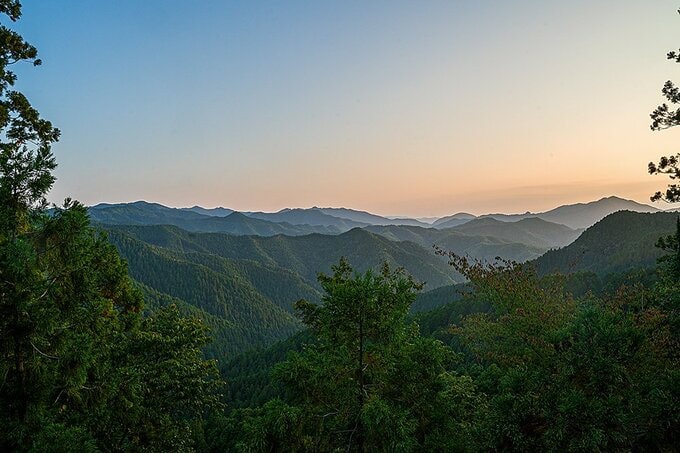 山の風景