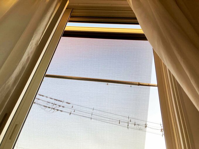 南西向きの大きな窓