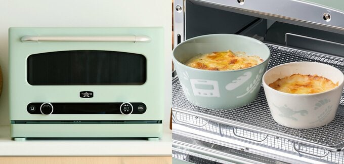 アラジンの「グラファイトオーブンレンジ」と「オーブン皿／オーブン皿mini」