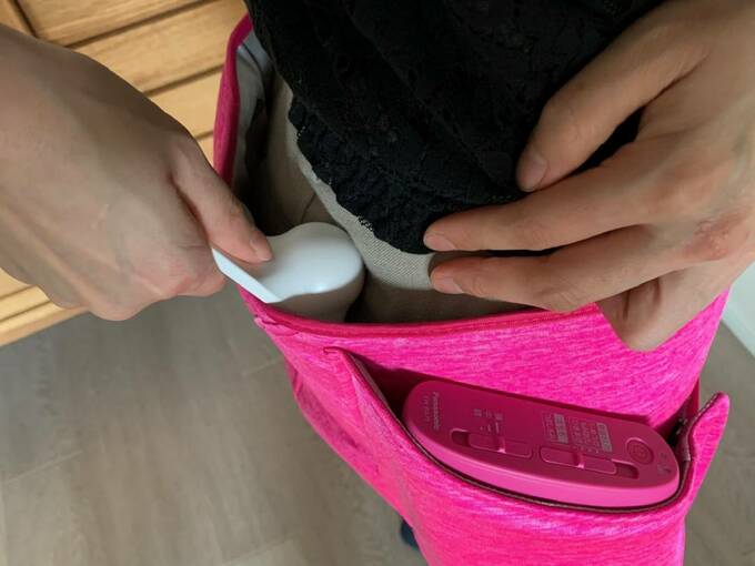 ほぐしパッドを入れる