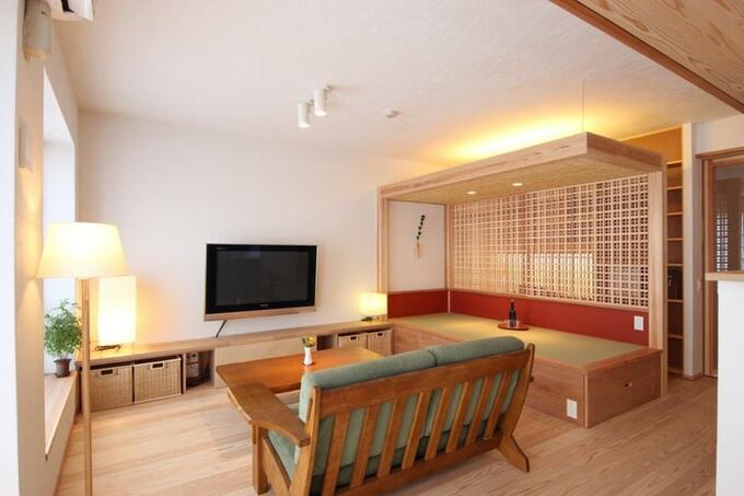 天蓋つきの畳小上り