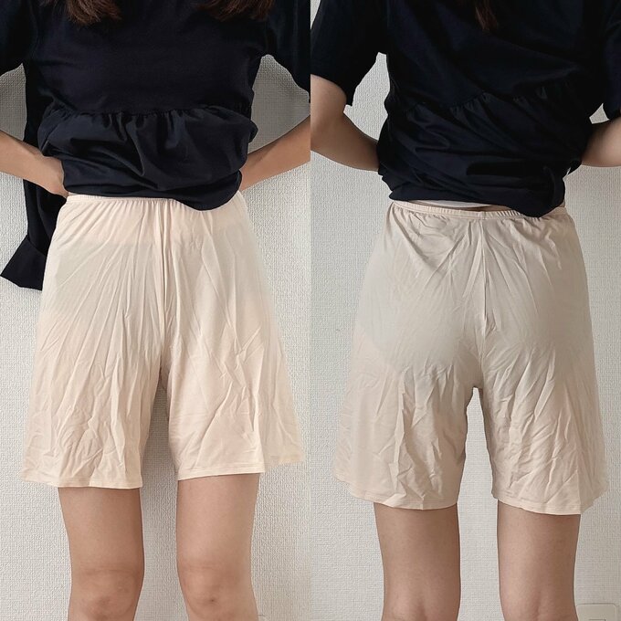 キュロットペチコート着用