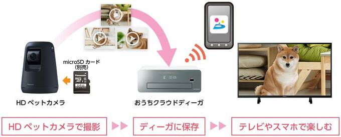 ディーガに保存