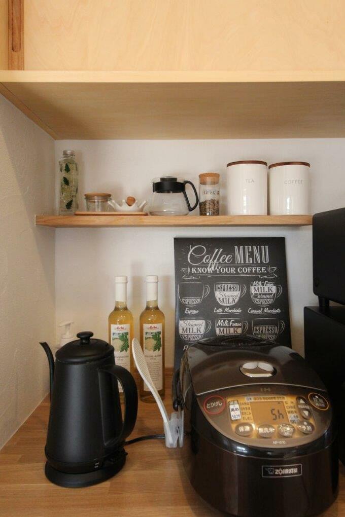 余白を使った収納スペース