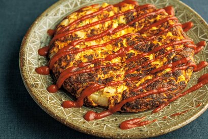 笠原将弘さんの「長イモ」副菜レシピ。シャキシャキ食感が新しい、簡単ヘルシーオムレツ