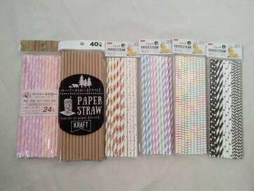 ダイソーでかわいい紙ストローが大量発生！その意外な長所は？