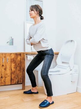 トイレついでにスクワット！“くびれ母ちゃん”の美習慣