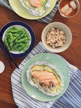 手間いらずの糖質オフ献立。ホイル焼きや冷凍枝豆で栄養も満点