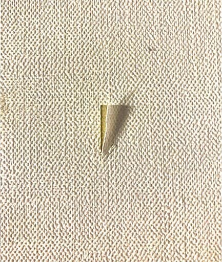 壁クロスがぺろんと剥がれた