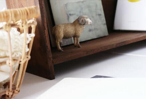 小さな雑貨をレイアウト