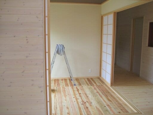 自宅の和室ができ上がったころの写真