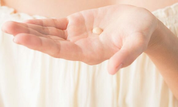 パールひと粒分の下地