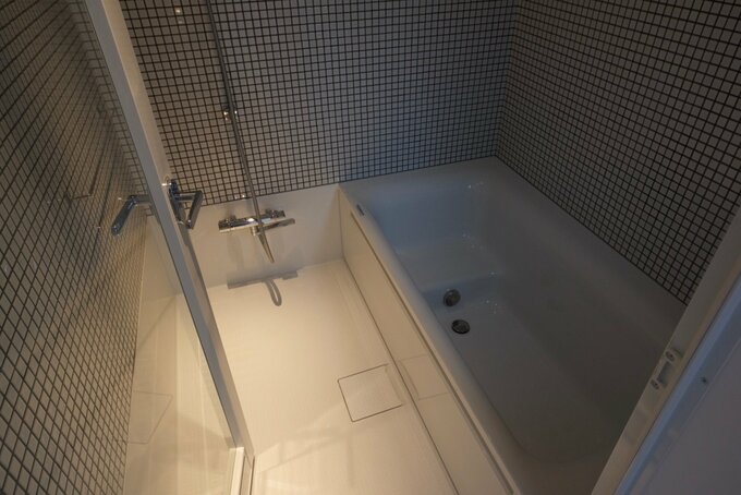 コンパクトな浴室