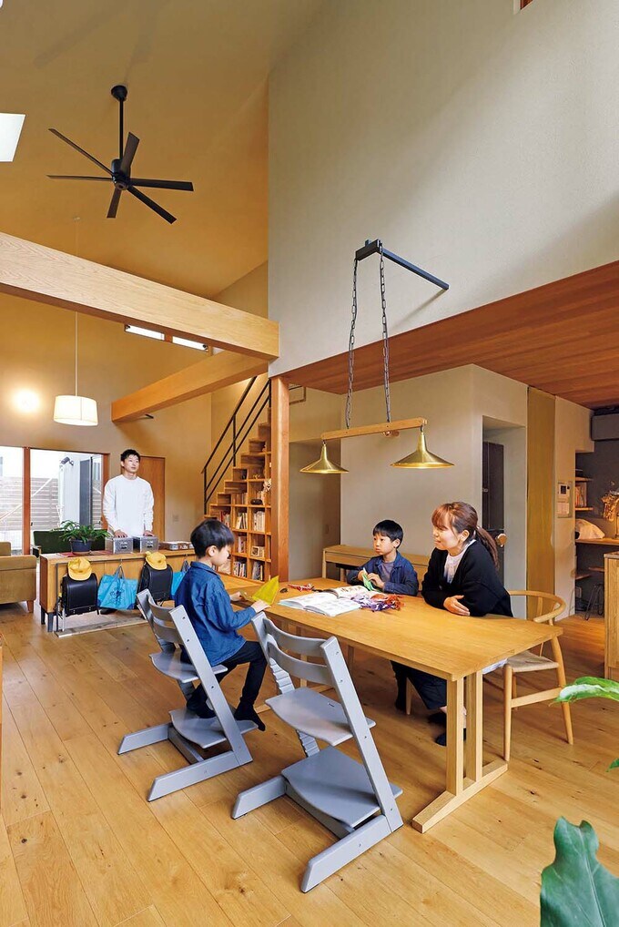 家族の気配が分かる間取り