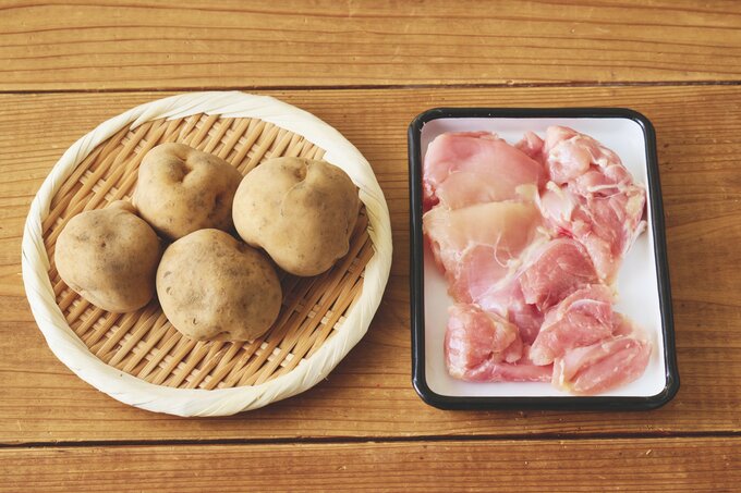 じゃがいもと肉