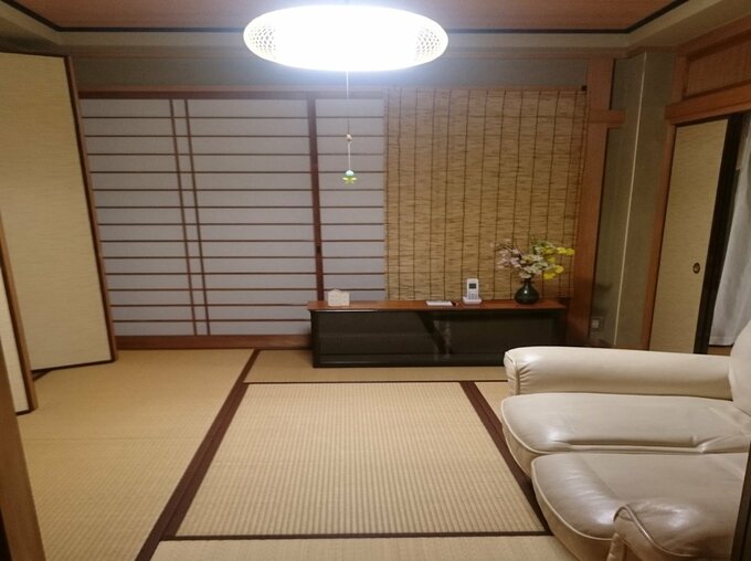 母の一時帰宅に備えて整えた仏間