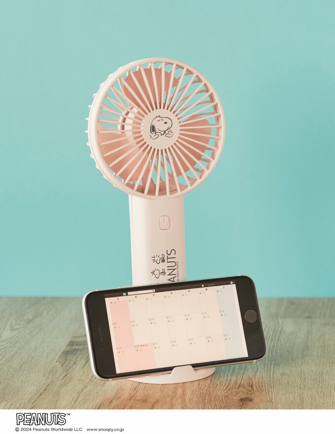 スヌーピーのハンディ扇風機