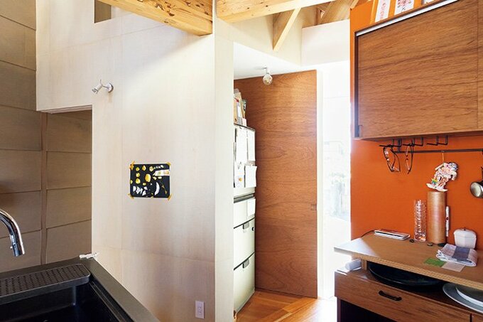 LD側から冷蔵庫が見えない