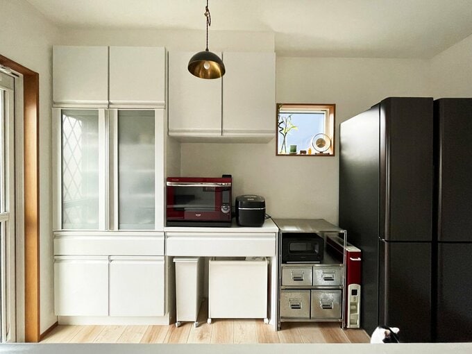 カップボードが狭い