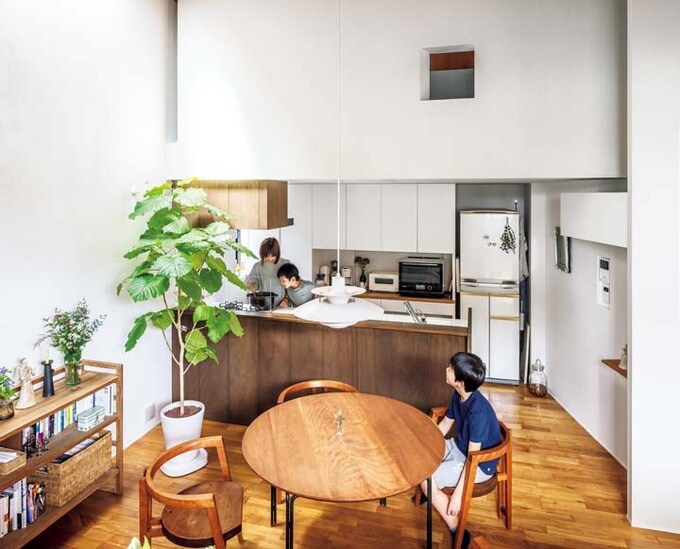 開放的なつくりのLDK