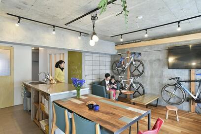 子育てもしやすい！リノベで3LDKをワンルームの広々空間に