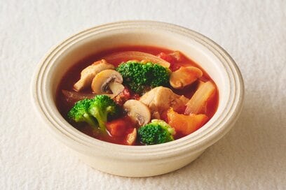 食べやせ！トマトスープ2品／3か月で9kg減の「具だくさんスープ」レシピ