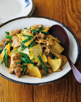 豚こま肉と大根のホイコーロー風。スタミナ満点・糖質オフレシピ