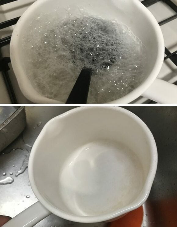 琺瑯鍋の汚れに便利