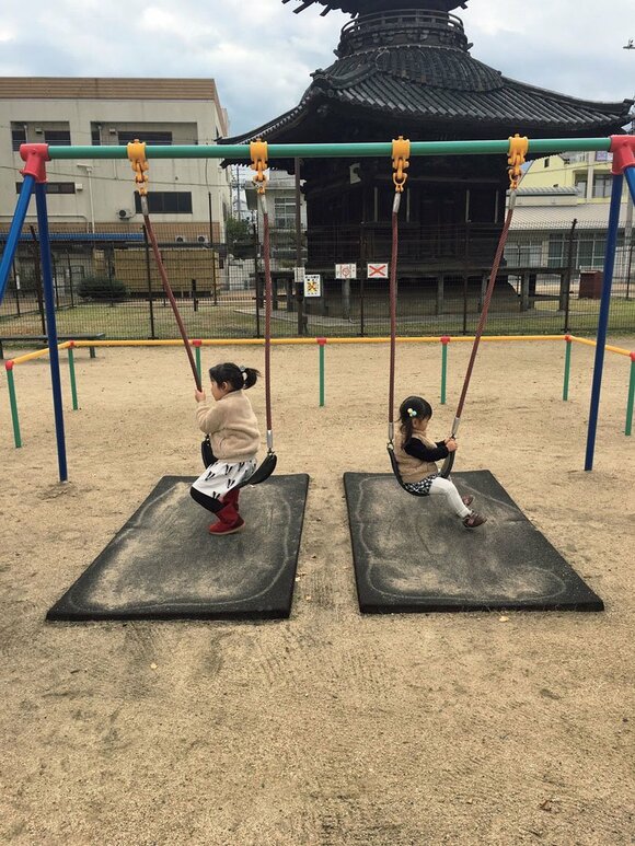 左右対称になるように撮影