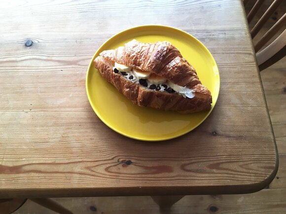 チョコとバナナの組み合わせ！ピーナッツバターがアクセントに