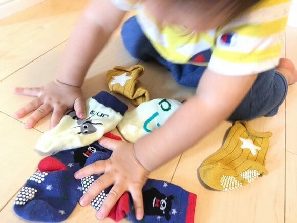 これからは、いろいろなデザインの靴下を履いている息子の姿を楽しんでいきたいです