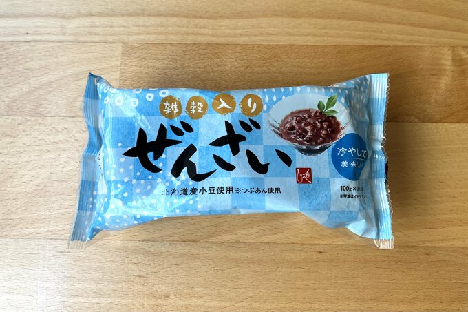 北海道産小豆使用 雑穀入りぜんざい 2個入 ¥257