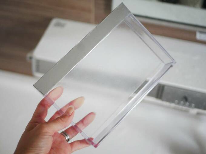 ピカピカになったシャンプー置き