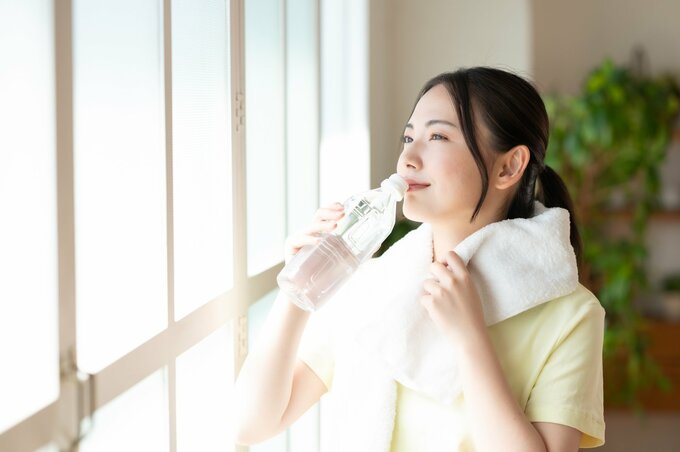 水分補給が大事!