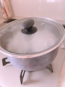 冷めるまで置いておけばでき上がり。