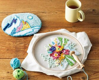 SNSで大注目の「ニードルパンチ」不器用さんでもできる簡単手芸