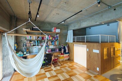 3LDKを一室空間に。家族4人、61㎡が広々感じるマンションリノベ